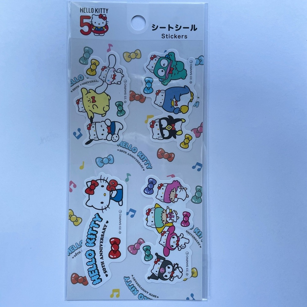 Hello Kitty 50th Anniversary stickers